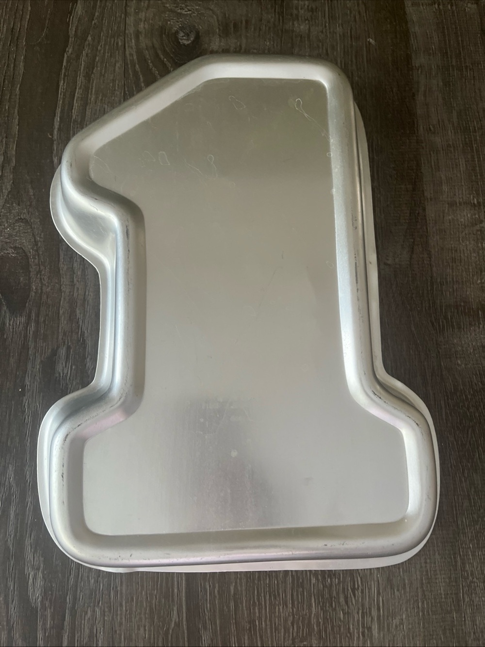 Wilton Silver Number 1 Cake Pan